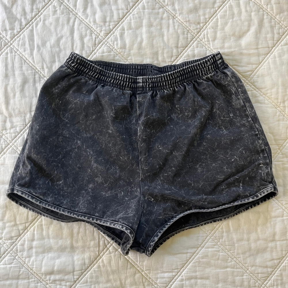 American Apparel Acid Wash Short Shorts